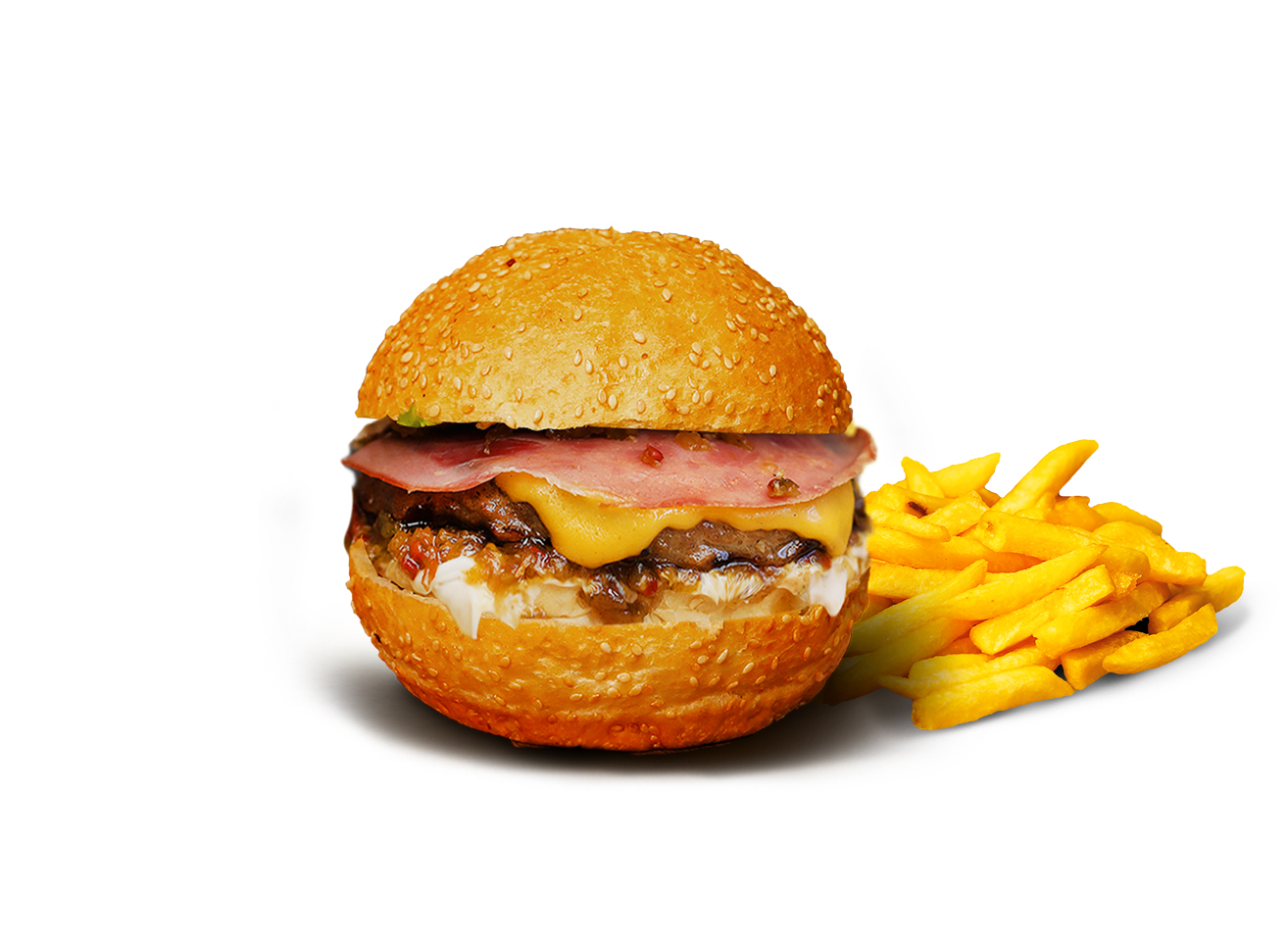 WHİTE CHEESE BURGER